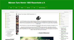 Desktop Screenshot of mtv-rosenheim.de