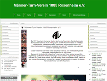 Tablet Screenshot of mtv-rosenheim.de